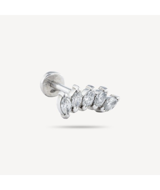 Piercing Puce Or Blanc 5 Marquises de France