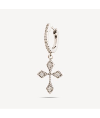 Créole Baby Cross Diamants Or Blanc offre 