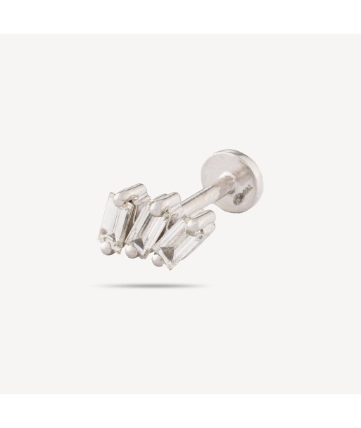 Piercing Puce Or Blanc 3 Baguettes Diamant sélection de produits