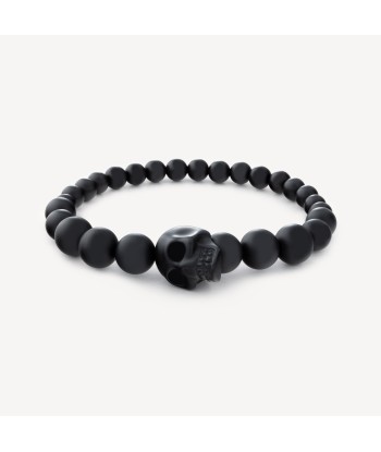 Bracelet Skull À Perles Noires vous aussi creer 