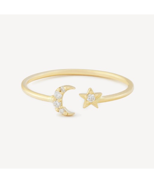 Bague Moonlight Starlight Or Jaune vente chaude votre 