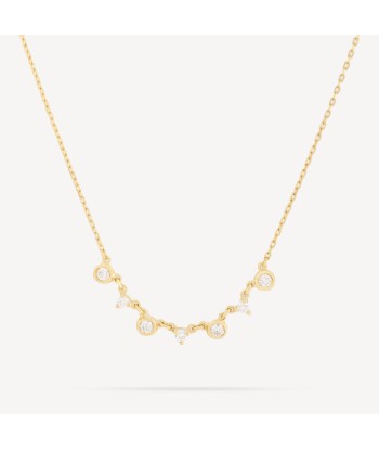 Collier 7 Diamants Or Jaune 50-70% off 