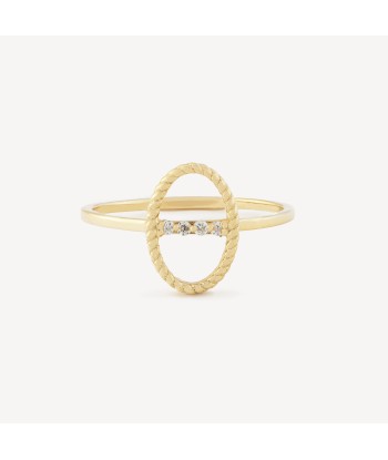 Bague Celestial Barre Diamants Or Jaune de votre