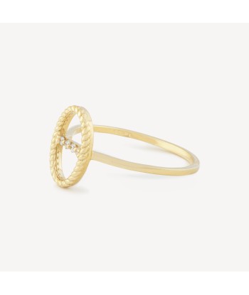 Bague Celestial Barre Diamants Or Jaune de votre