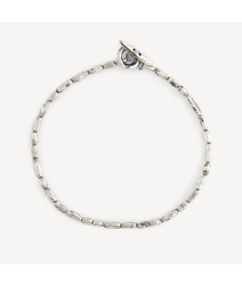 Bracelet Hokkaido Argent rembourrage situé sous