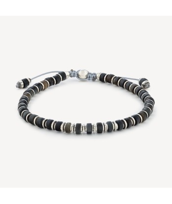 Bracelet Sapet Bleu Oeil De Tigre Argent de pas cher