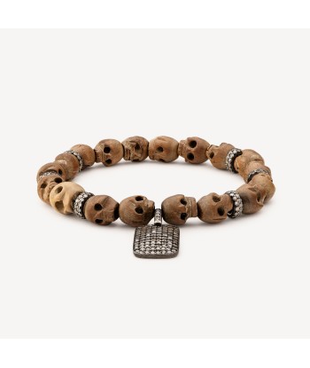 Bracelet Skull Bois d'Europe débarque