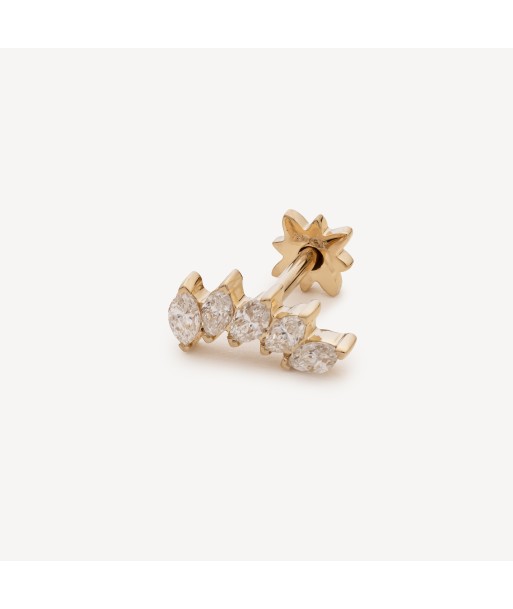 Piercing Puce 5 Marquises Or Jaune sur le site 