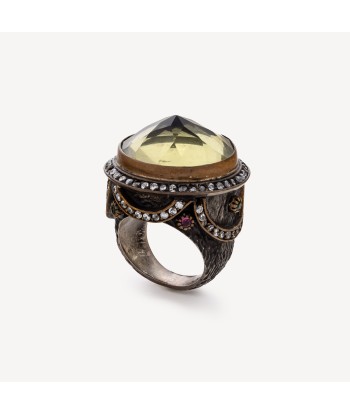 Bague Prasiolite Verte vente chaude votre 