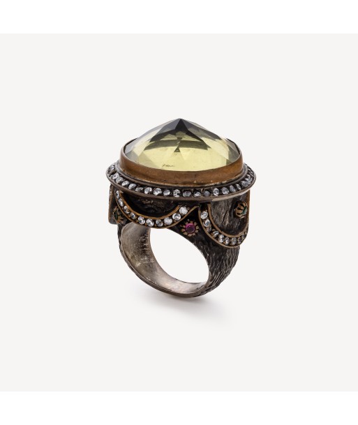 Bague Prasiolite Verte vente chaude votre 