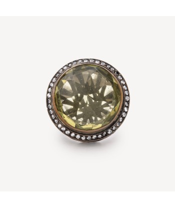 Bague Prasiolite Verte vente chaude votre 