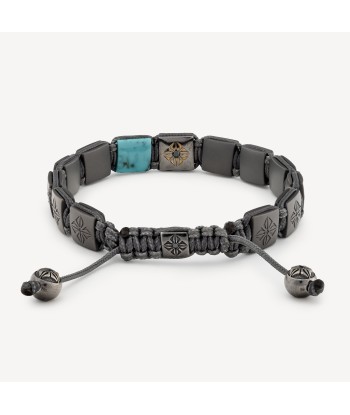 Bracelet Lock Stone Grey Turquoise Jusqu'à 80% De Réduction