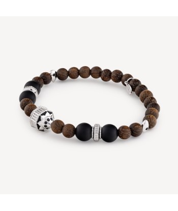 Bracelet Jaya Bois Spinelles Argent Vous souhaitez 