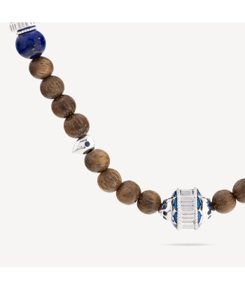 Collier Eonia Bois Saphirs Bleus Lapis d'Europe débarque