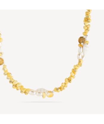 Collier Nata Citrine Perles Taille M du meilleur 