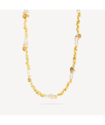 Collier Nata Citrine Perles Taille M du meilleur 