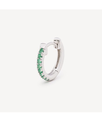 Créole Emerald Daylight 6mm Or Blanc la chaussure