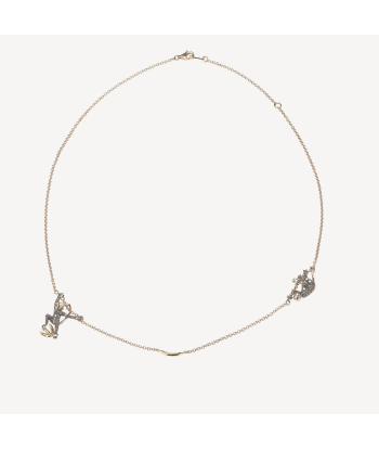 Collier Chaîne Deux Singes l'achat 