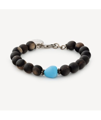 Bracelet Ebène et Turquoise Le MVP de beaucoup