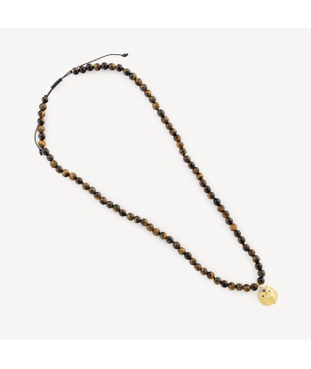 Collier Star Sign Lion Tiger Eye Saphir des créatures d'habitude