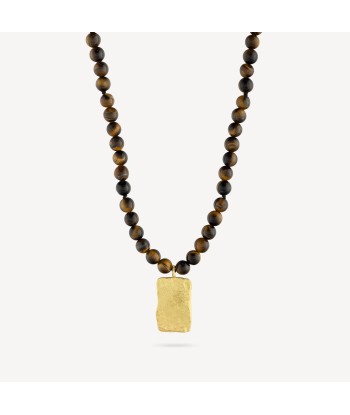 Collier Palma Tag Tiger Eye pour bénéficier 