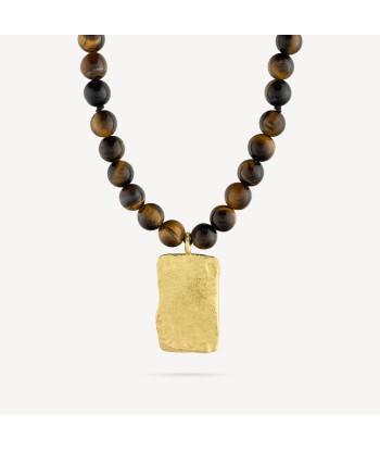 Collier Palma Tag Tiger Eye pour bénéficier 