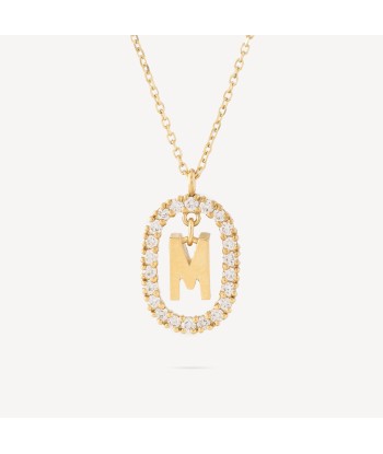 Collier Diamants Or Letter M une grave pollution 