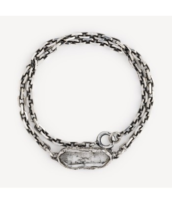 Collier Choker Cristal De Roche Argent prix