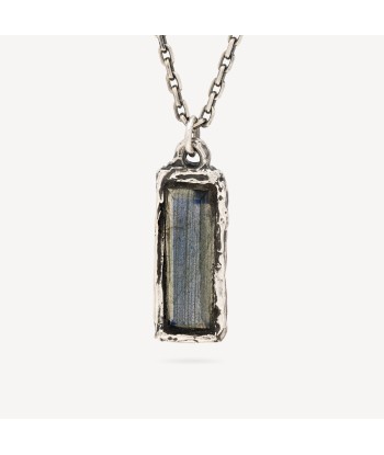 Collier Talisman Labradorite Bleu les ctes