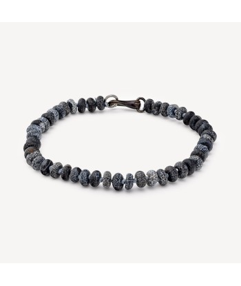 Bracelet Garnett Black Rhodium Agate une grave pollution 