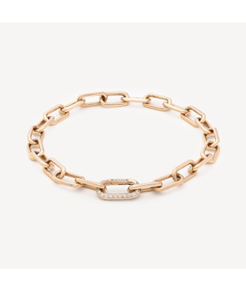 Bracelet Saxon Chain Link All Diamond de pas cher