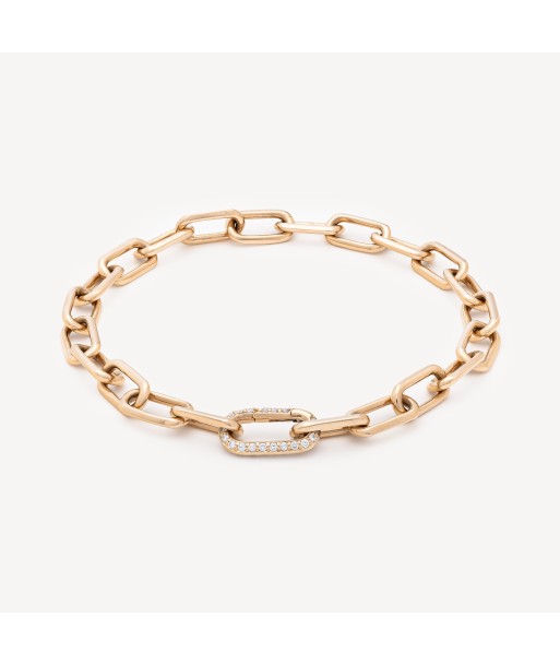 Bracelet Saxon Chain Link All Diamond de pas cher