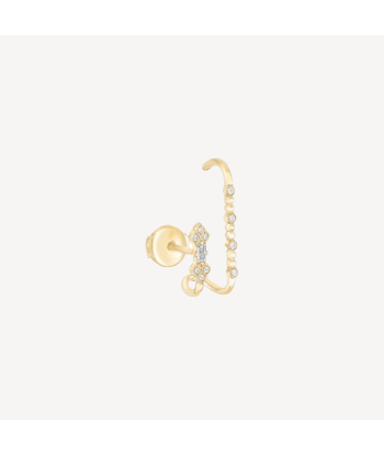 Boucle D'Oreille Plein Soleil Bouton Double Or Jaune Toutes les collections ici