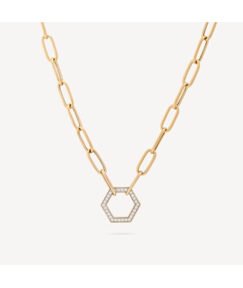 Collier Pendentif Hexa Diamants Or Le MVP de beaucoup