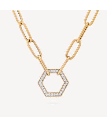 Collier Pendentif Hexa Diamants Or Le MVP de beaucoup