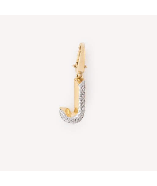 Charm Alphabet J Diamants Or en ligne