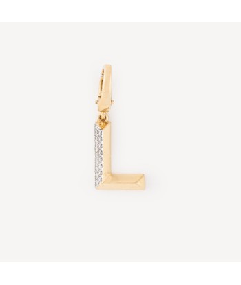 Charm Alphabet L Diamants Or les ctes