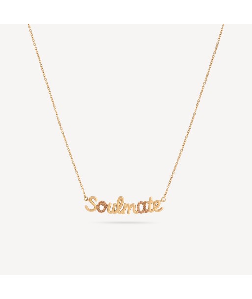 Collier Soulmate Or Rose pas cher chine