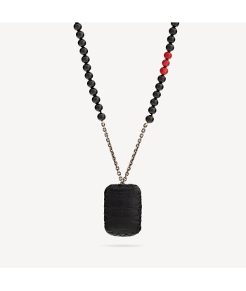 Collier Petek Noir et Rouge 2 - 3 jours ouvrés.