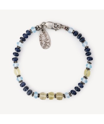 Bracelet Saphir Topaze Bleue et Jaune de France