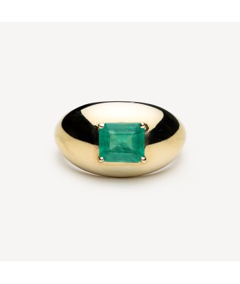 Bague Emerald Domed livraison gratuite