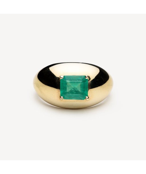 Bague Emerald Domed livraison gratuite