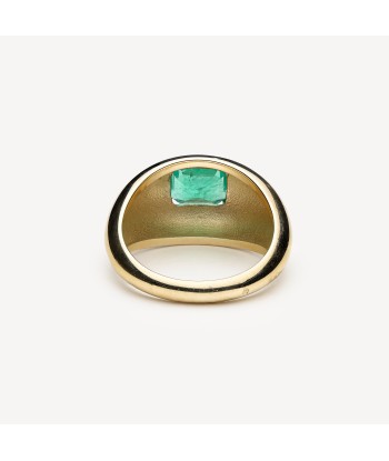 Bague Emerald Domed livraison gratuite