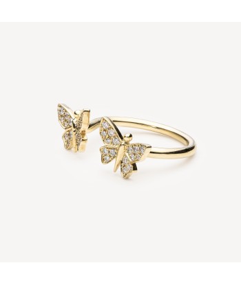 Bague Floating Diamond Butterfly en stock