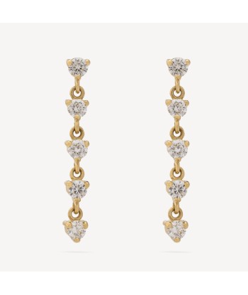 Boucles d'Oreilles 5 Diamonds Dangle Comment ça marche