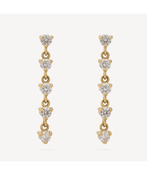 Boucles d'Oreilles 5 Diamonds Dangle Comment ça marche