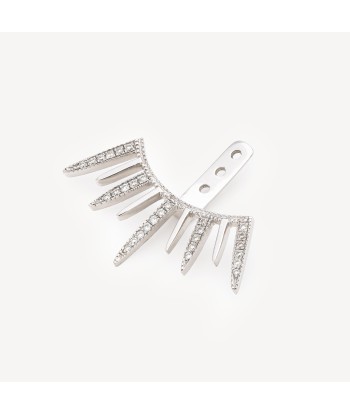 Boucle d'Oreille Starbust Or Blanc livraison et retour toujours gratuits