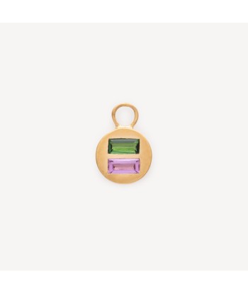 Charm Rond Baguette Saphir Tsavorite commande en ligne