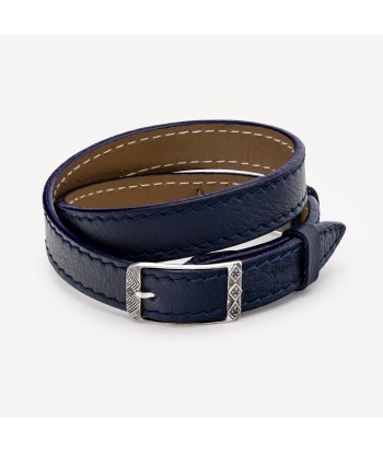 Bracelet Cuir Bleu Aum prix