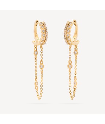 Boucles d'Oreilles Diamond Rocker Drip 50% de réduction en Octobre 2024